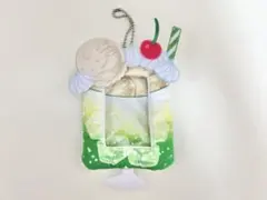 君色カードホルダー クリームソーダ 緑