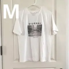 CINEMA CLUB モノトーングラフィックプリント Tシャツ