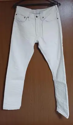 Rugby ホワイトスリムフィットデニムパンツ