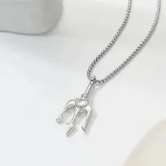 【即売れ商品】槍　フェザー　シルバー　ネックレス　チェーン　ストリート　メンズ