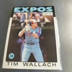 MLB 1986Ｏ-PEE-CHEE　ティムウォラック　モントリオールエキスポス
