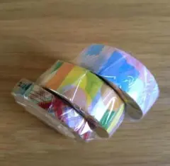 カラフル マスキングテープ 2個セット
