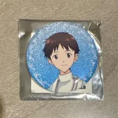 エヴァンゲリオン展　韓国　缶バッジ　碇シンジ