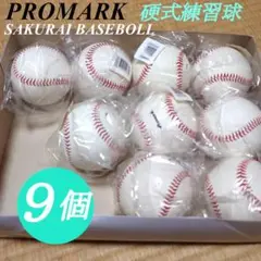 新品◆PROMARK硬式野球 練習球9個セット SAKURAIBASEBALL