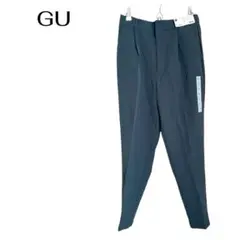 GU新品　ストレッチテーパードパンツ　ウエストゴム　スラックス　ジーユー