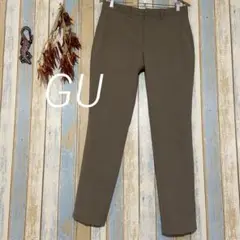 【GU】　メンズ　チノパン　パンツ　スラックス 制服　カジュアル　薄生地　L