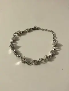 ダイス　サイコロ　ブレスレット　クロス　シルバー　コムドット　ゆうた　やまと