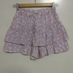 any FAM 花柄リボン付きハーフパンツ
