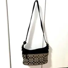 激安!早い者勝ち!美品!COACH ブラックレザー ショルダーバッグ