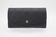 LOUIS VUITTON 二つ折り長財布 ポルトフォイユ イリス マヒナ 黒