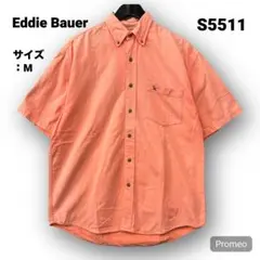【即購入OK】Eddie Bauer 半袖シャツ サイズM オレンジ