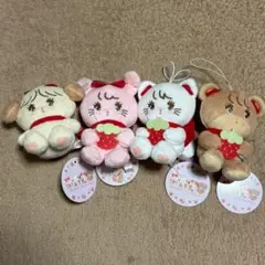 新品タグ付き　mikko みっこ いちご マスコットぬいぐるみ コンプ セット