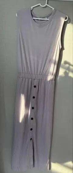 MOUSSY薄紫ロングワンピース