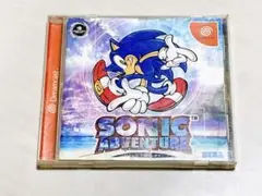 ソニックアドベンチャー　ドリームキャスト 取説、ケース付き. 1