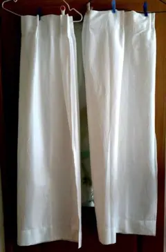 ニトリ ミラーレースカーテン巾100cm×高さ110cm 2枚