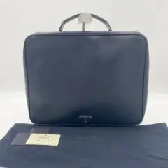 極美!PRADA プラダ VR0011 ロゴ サフィアーノレザー ブリーフケース