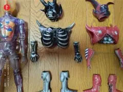 昭和当時物　キングワイルダー1世素体、ドクロキング、レッドデビル変身セット