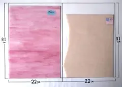 ④ステンドグラス ガラス ピンク系