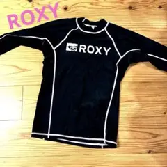 ROXY ラッシュガード 黒/ピンク 長袖