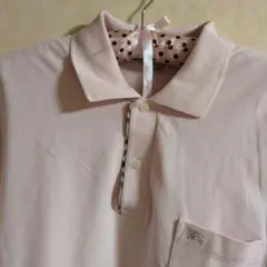 BURBERRY ピンク ポロシャツ L　未使用　バーバリーロンドン