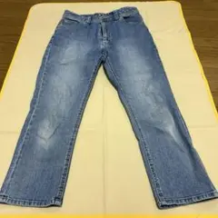 ストレートデニムパンツ ライトブルー ウエスト67cm