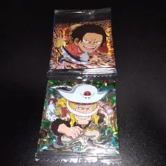ワンピース大海賊シールウエハース12 ロジャー＆白ひげ
