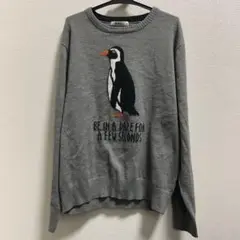 NAVAL ペンギン ニット セーター グレー 灰 トムブラウン みちお 深瀬