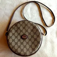 GUCCI オールドグッチ 丸型 ショルダーバッグ