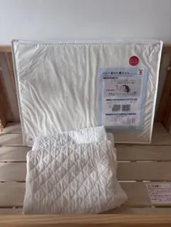 ミニサイズ ベビーベッド 敷布団 マットレスとトリプルフィットシーツ　サンデシカ
