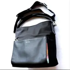 【美品】Paul Smith ポールスミス 2wayショルダーバッグ バケツ型