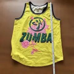 ZUMBA イエロー タンクトップ メッシュ