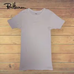 Ron Herman サイドリブシルク混クルーネックTシャツ S