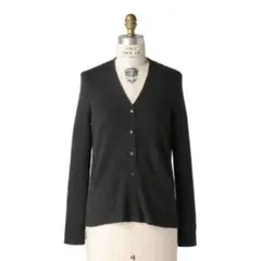 ♡美品♡ ドゥロワー カシミヤ100% リブスリーブカーディガン 定価6.9万