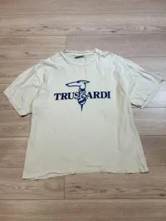 TRUSSARDIトラサルディ　 ビッグロゴプリントTシャツ