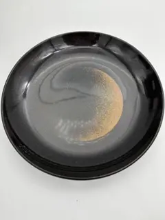 天然木　山中塗　盛鉢　おぼろ月