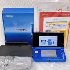 ニンテンドー3DS コバルトブルー 本体 外箱 3DS
