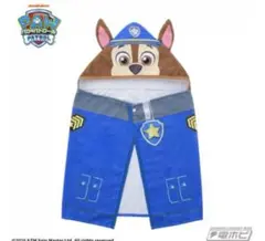 【新品未使用】パウパトロール　プラチナムザッカ　フード付きバスタオル　チェイス