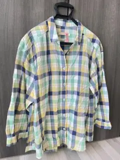クロコダイル CROCODILE JAPAN FABRIC シャツ綿 3L 春夏