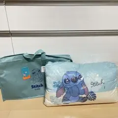 スティッチ　収納袋付きひんやりピロー枕　枕　まくら
