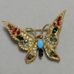 ◎250752◎蝶のブローチ