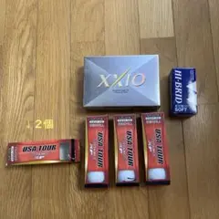 未使用ゴルフボール19個 XXIO、USA TOUR、ダンロップHI-BRID