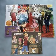 アニメキャラクタークリアファイル 下敷きセット