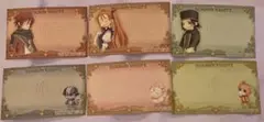 サモンナイト3 メッセージカード6枚セット　2セット800円　3セット1000円
