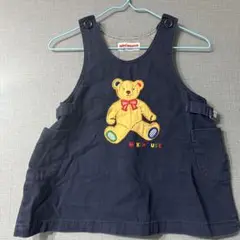 ミキハウス ネイビーオーバーオール 90