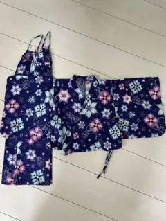 アナ雪柄 2way浴衣 105cm