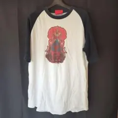 【訳アリ】XL 赤兎馬　呂布奉先プリント　ラグランＴ