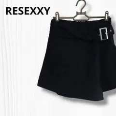 RESEXXY リゼクシー 【F】ショートパンツ 黒 秋冬素材