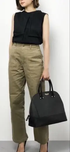 【特別値引き】　SLOBE IENA ベイカーツイルストレートパンツ　36