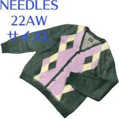 ●新品 NEEDLES 22AW カーディガン DIAMOND サイズL モヘア