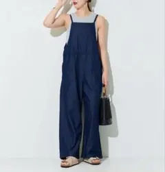 «今季» 限定展開　紐 デニム サロペット